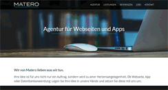 Desktop Screenshot of matero.de