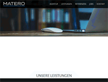 Tablet Screenshot of matero.de